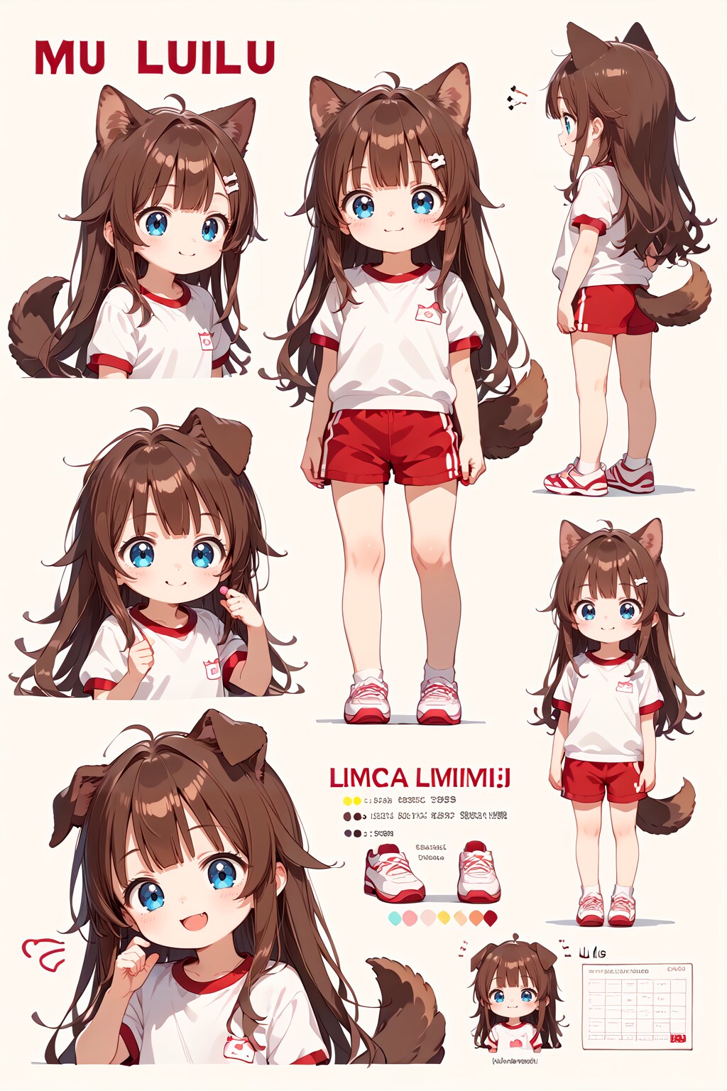 ケモミミたいそうふくずかん