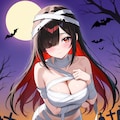 縛られハロウィン黒髪娘 ④ 2枚目