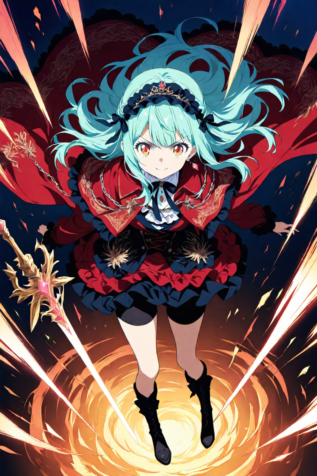 この戦いで決着にするわよ❤️行くわ❗️奥義:天照烈火❗️❗️