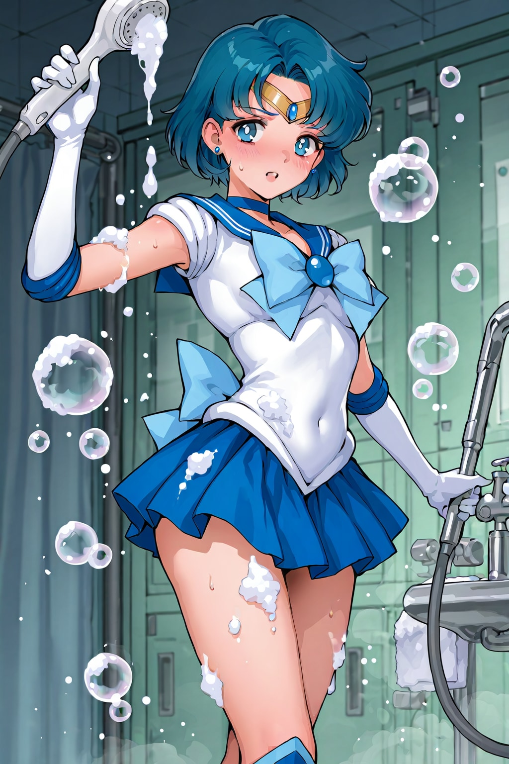 シンシャボンスプレーの練習 | の人気AIイラスト・グラビア