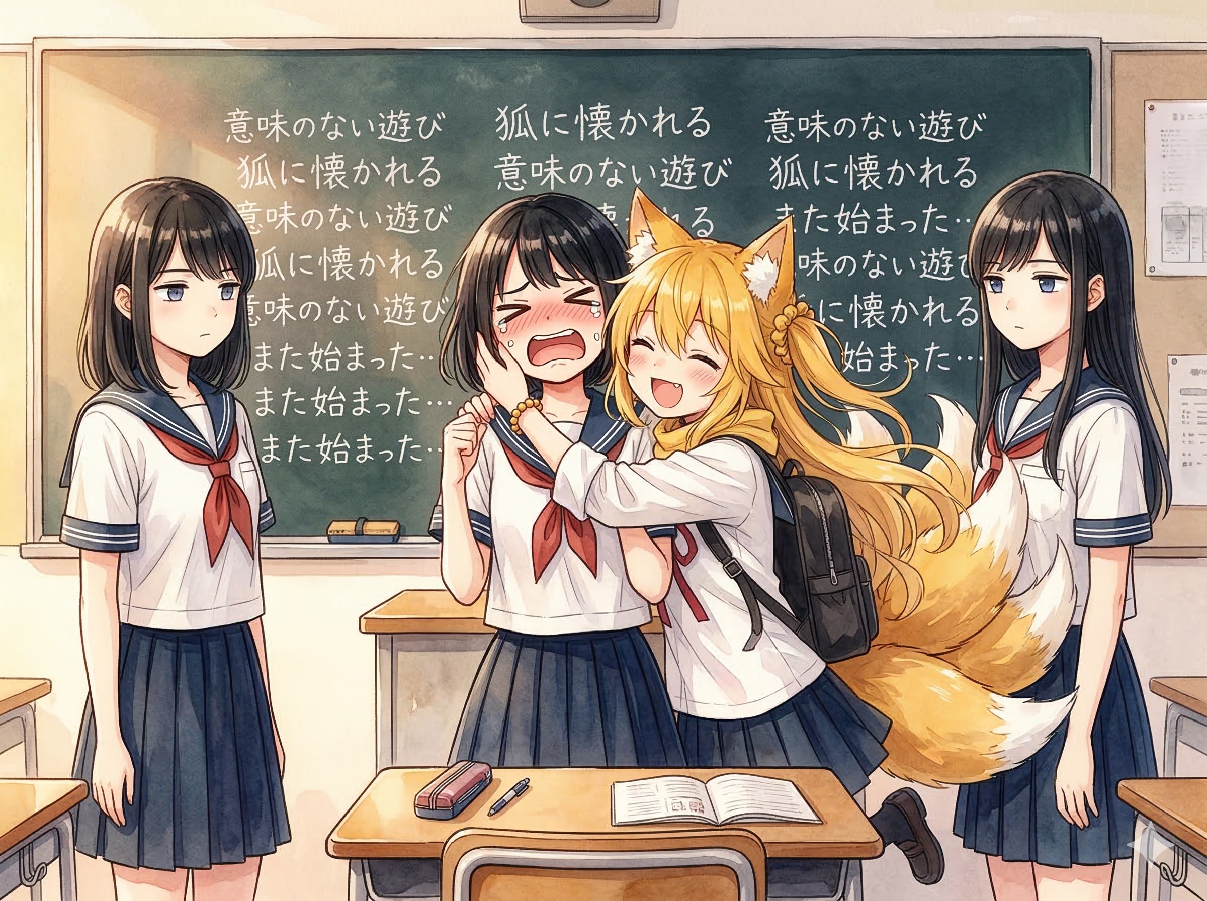 とげとげさんのいつメンに懐く | の人気AIイラスト・グラビア