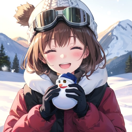 雪だるま | の人気AIイラスト・グラビア