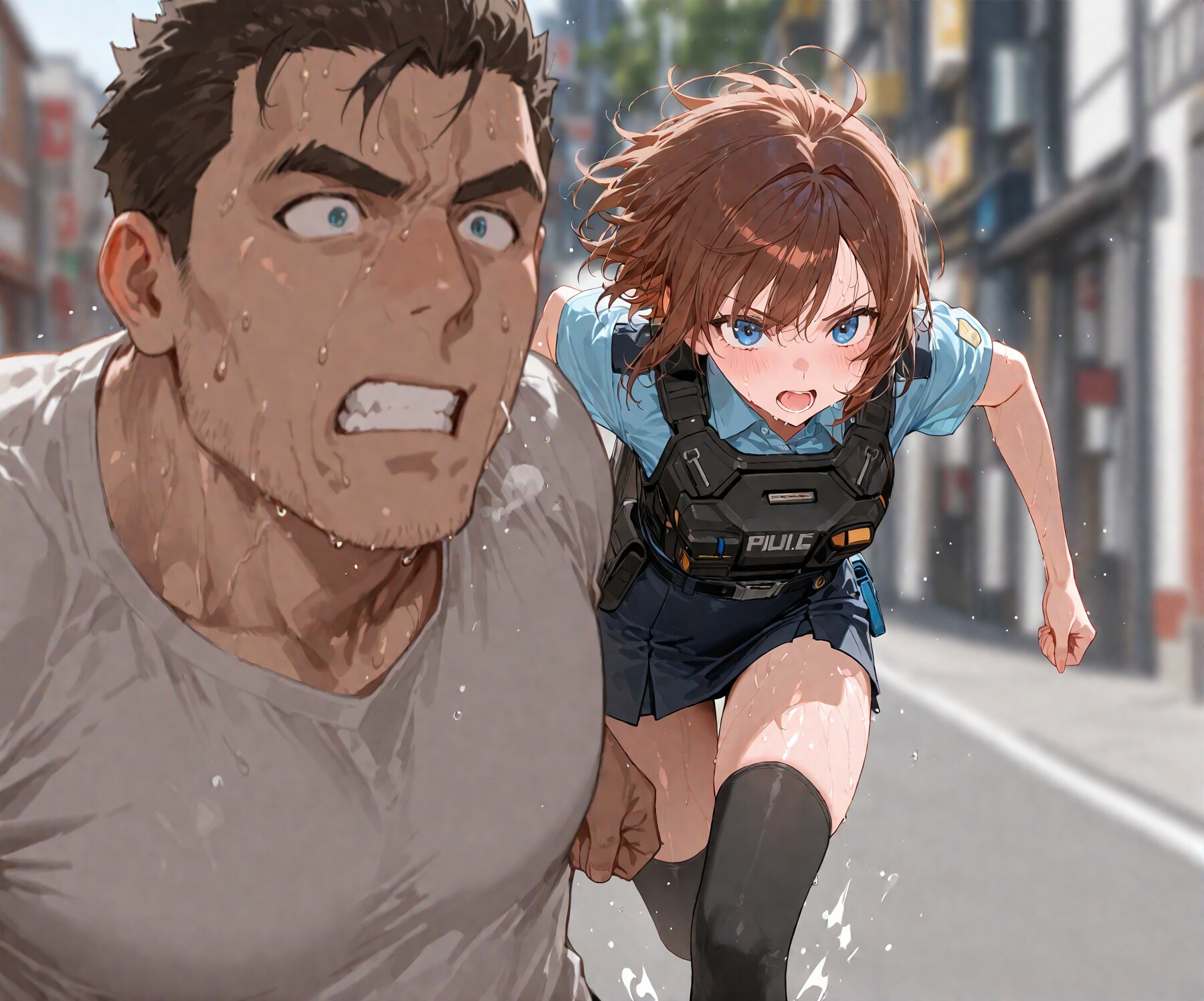 逃がしません！