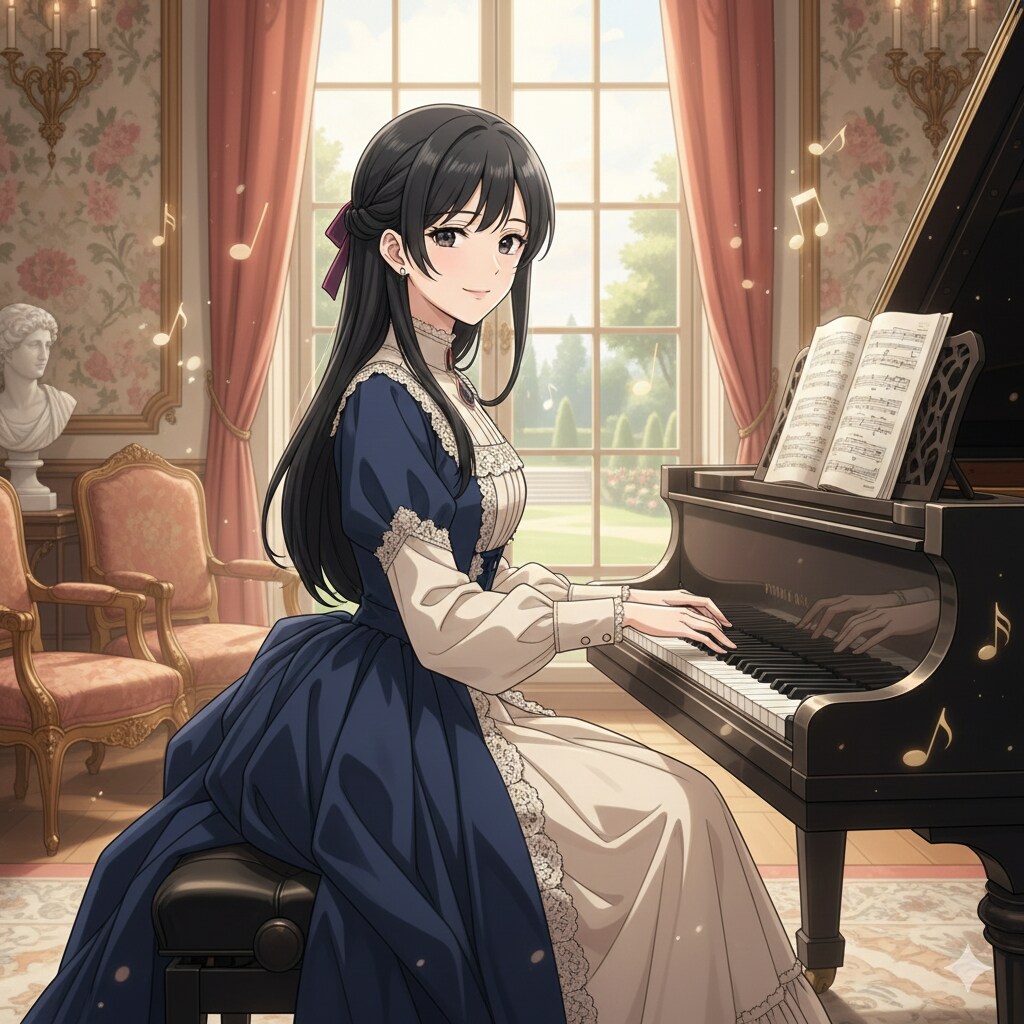 貴族令嬢（ピアノ）