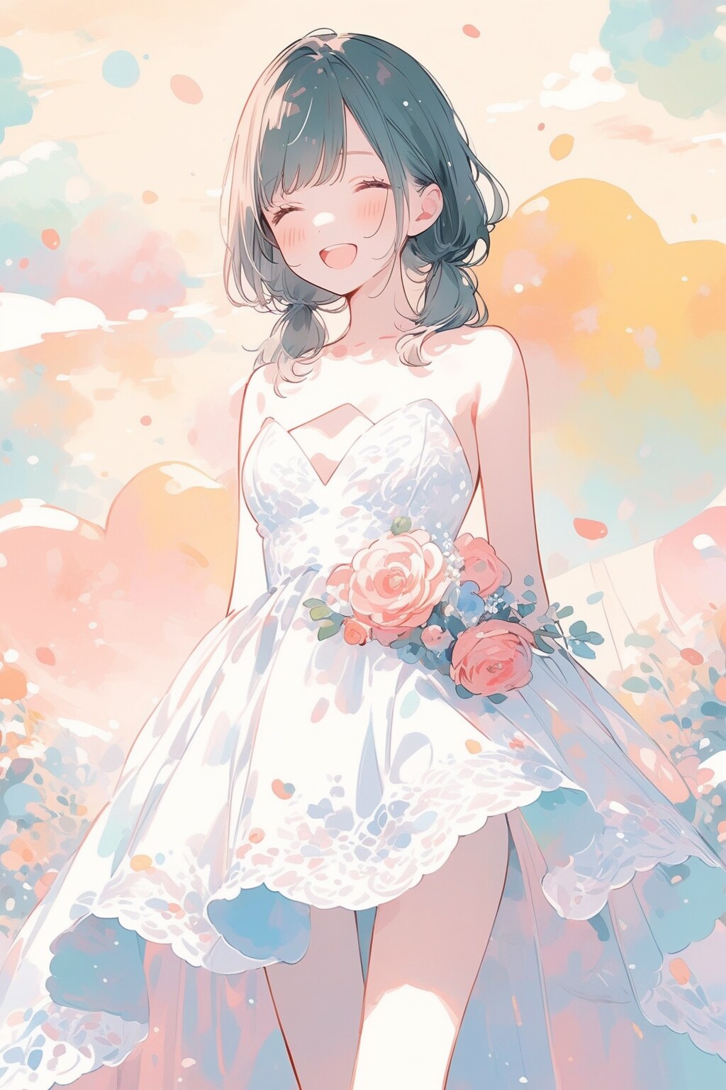 ウェディングドレス姿のお嬢（１２）