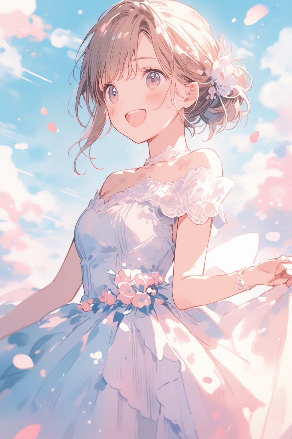 ウェディングドレス姿のお嬢（１２）