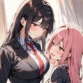 パステル百合×制服(SDXL) 8枚目