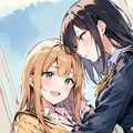 パステル百合×制服(SDXL) 3枚目