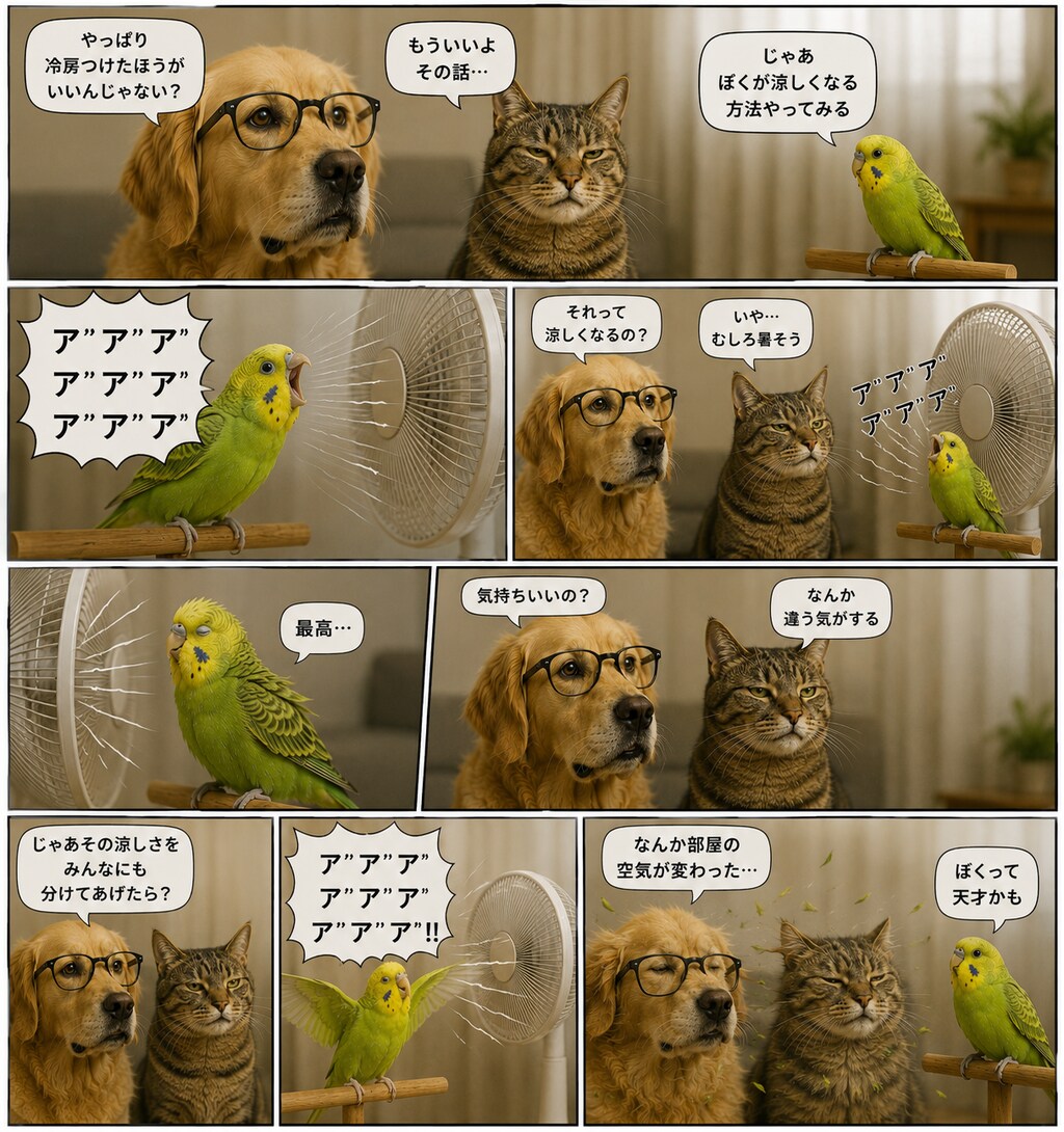 いぬとねこといんこ