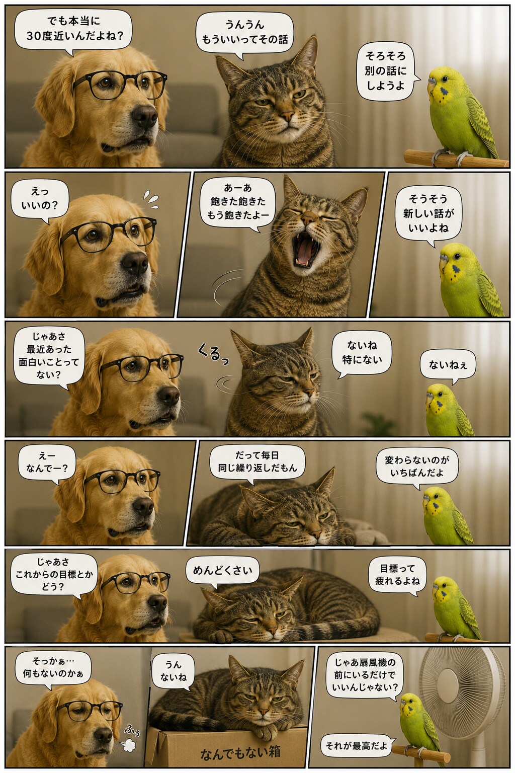 いぬとねこといんこ