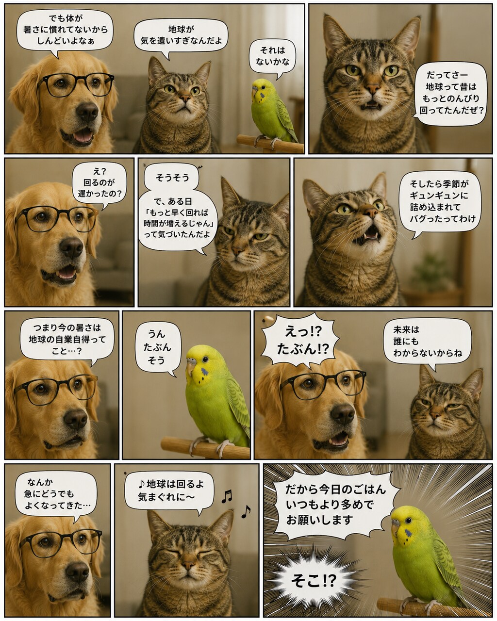 いぬとねこといんこ