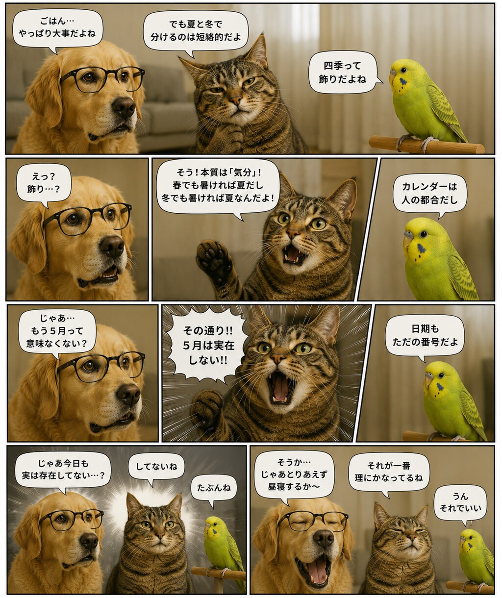 いぬとねこといんこ