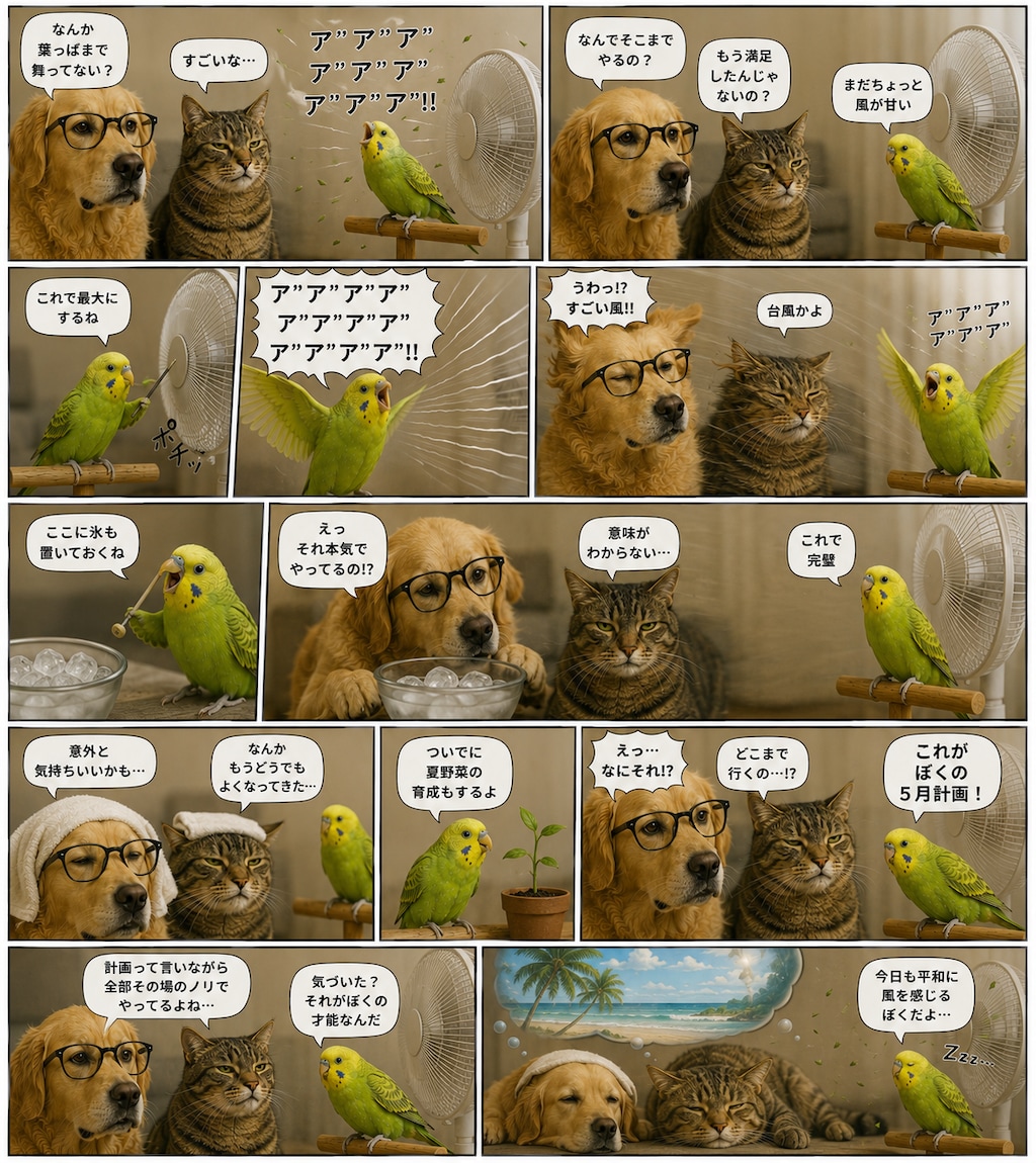 いぬとねこといんこ