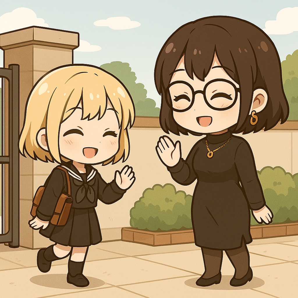 うちの子 白石文乃先生と愛ちゃん