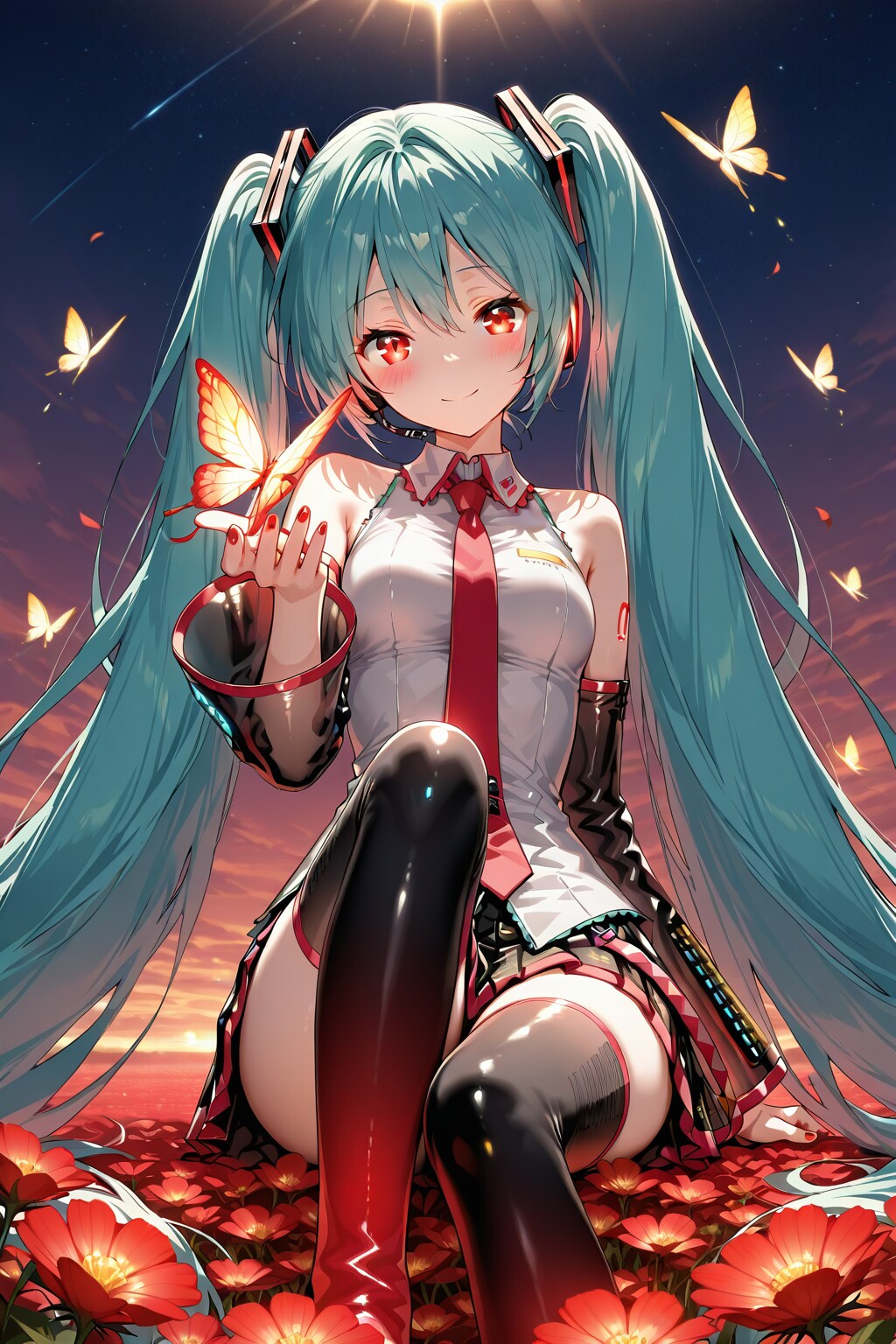 赤の歌姫 | の人気AIイラスト・グラビア