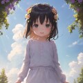 陽気の中の少女 10枚目