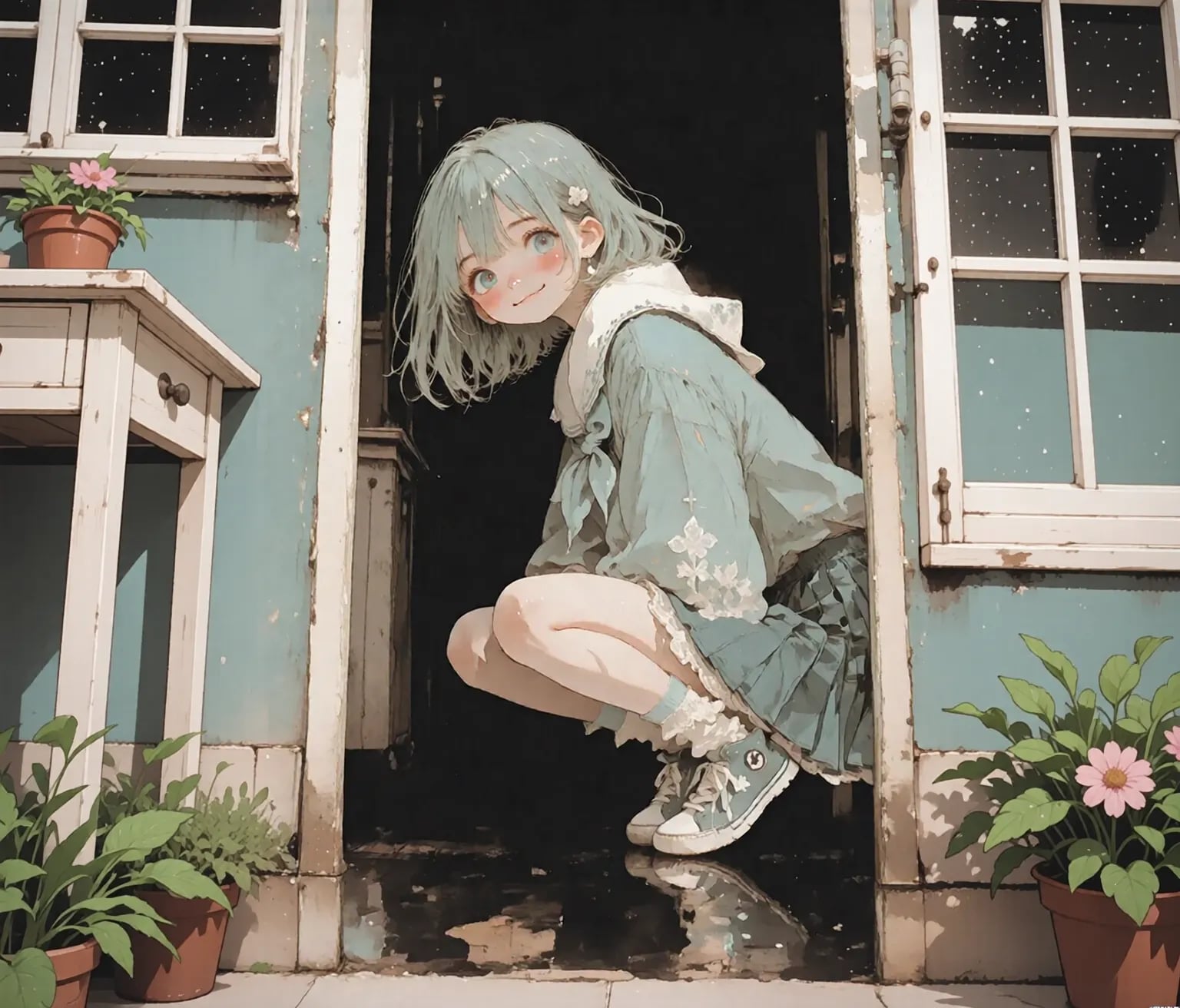 旧校舎散策 | の人気AIイラスト・グラビア