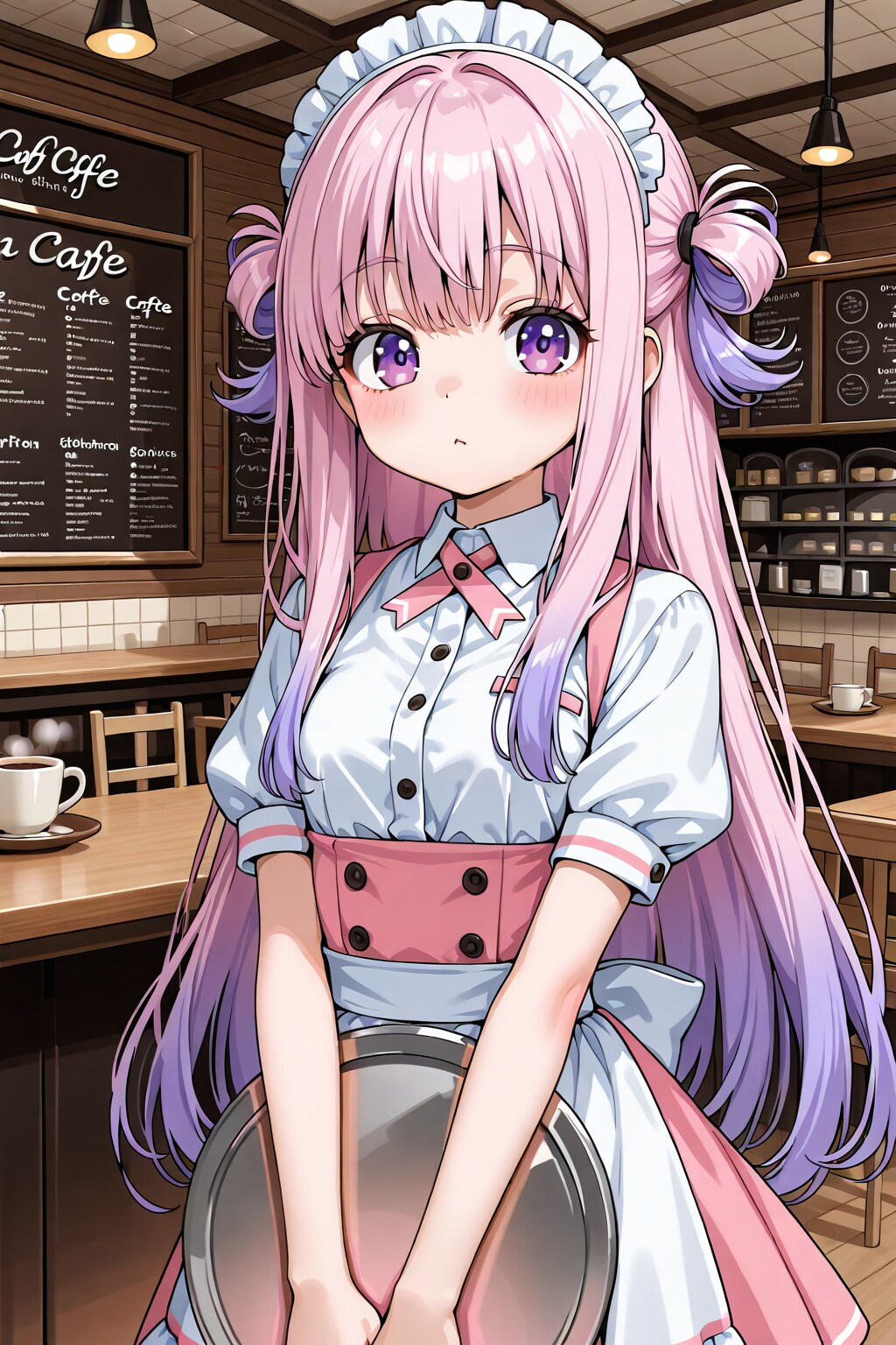 ねむちゃん128〜カフェで一息〜 | の人気AIイラスト・グラビア
