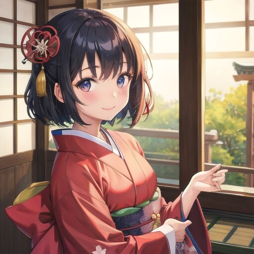 「初めて着物を着たんだけど似合ってるかな・・」