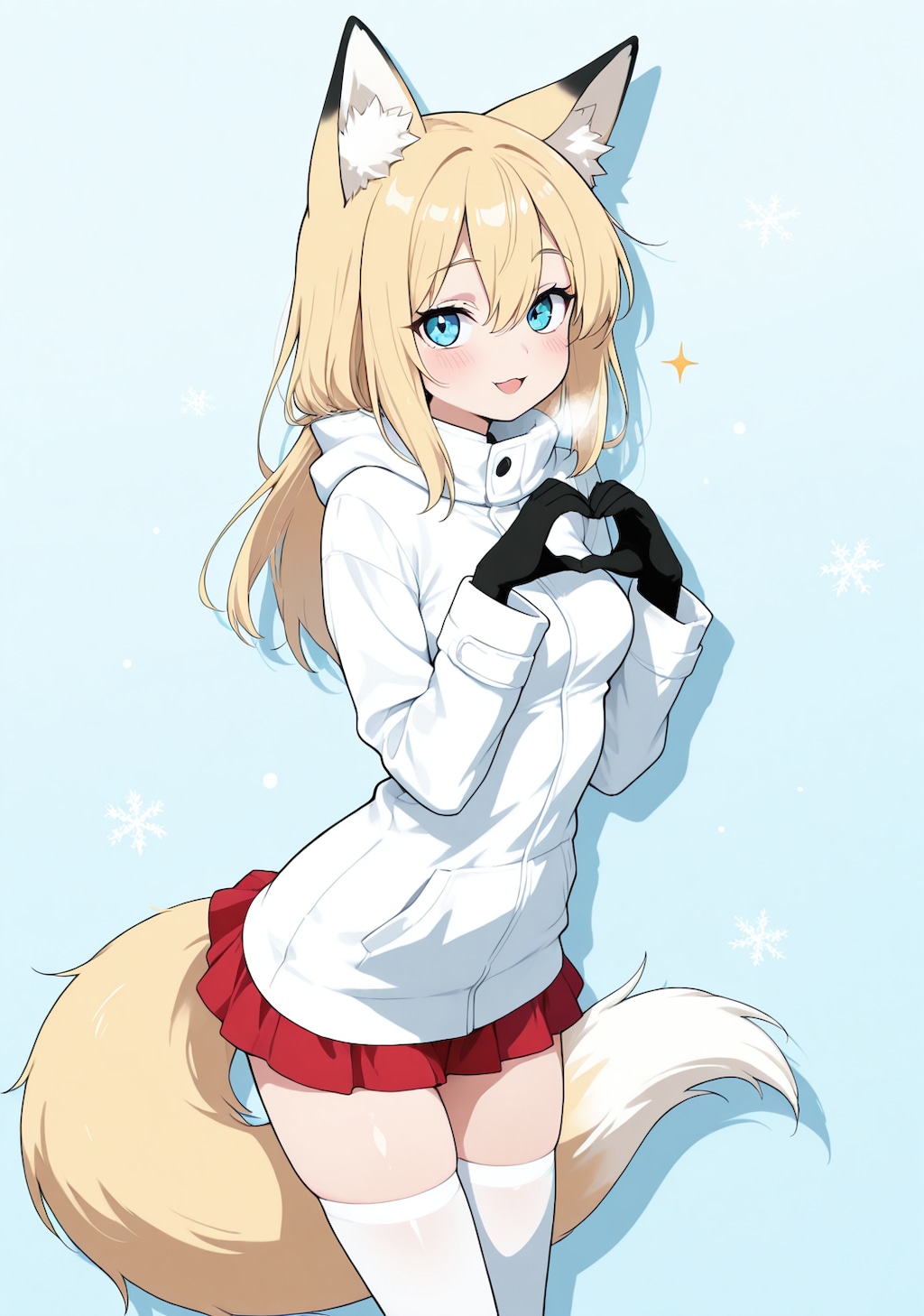 冬景色ともみじ