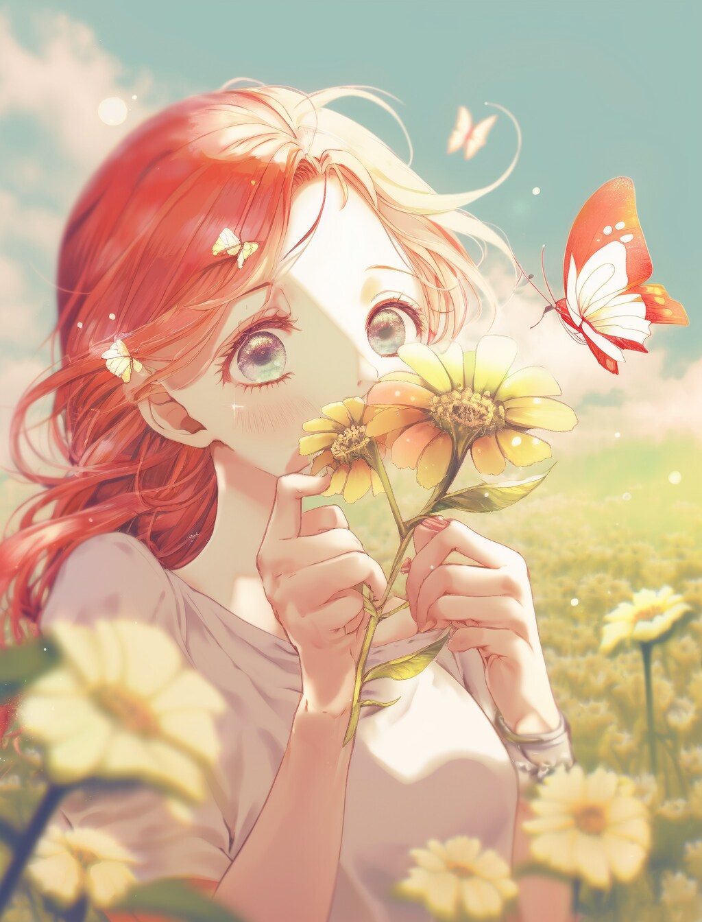 赤髪少女