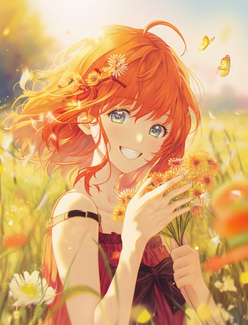 赤髪少女