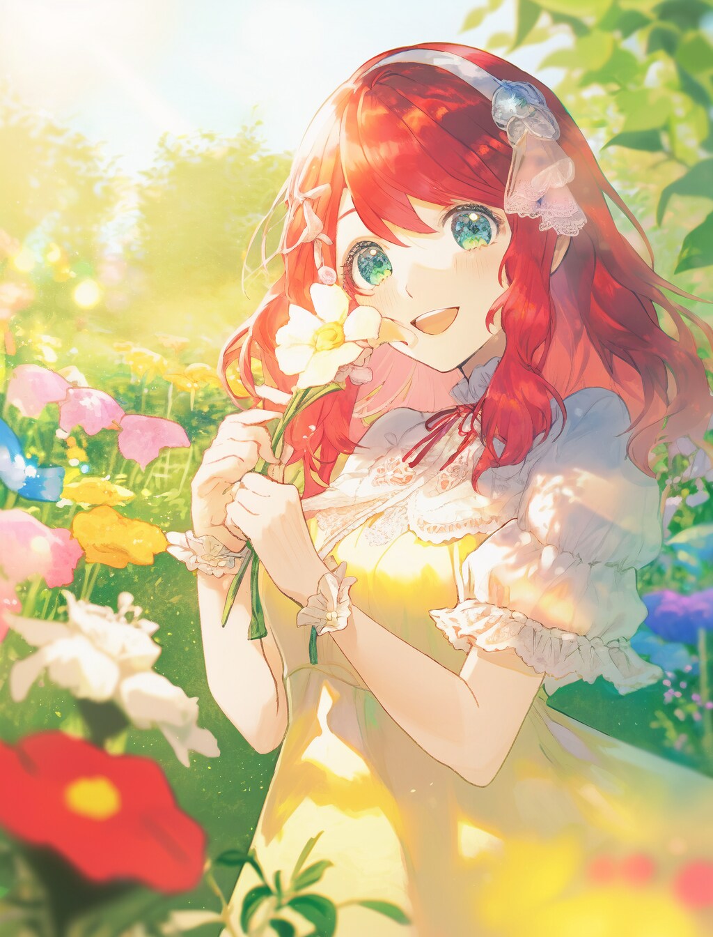赤髪少女