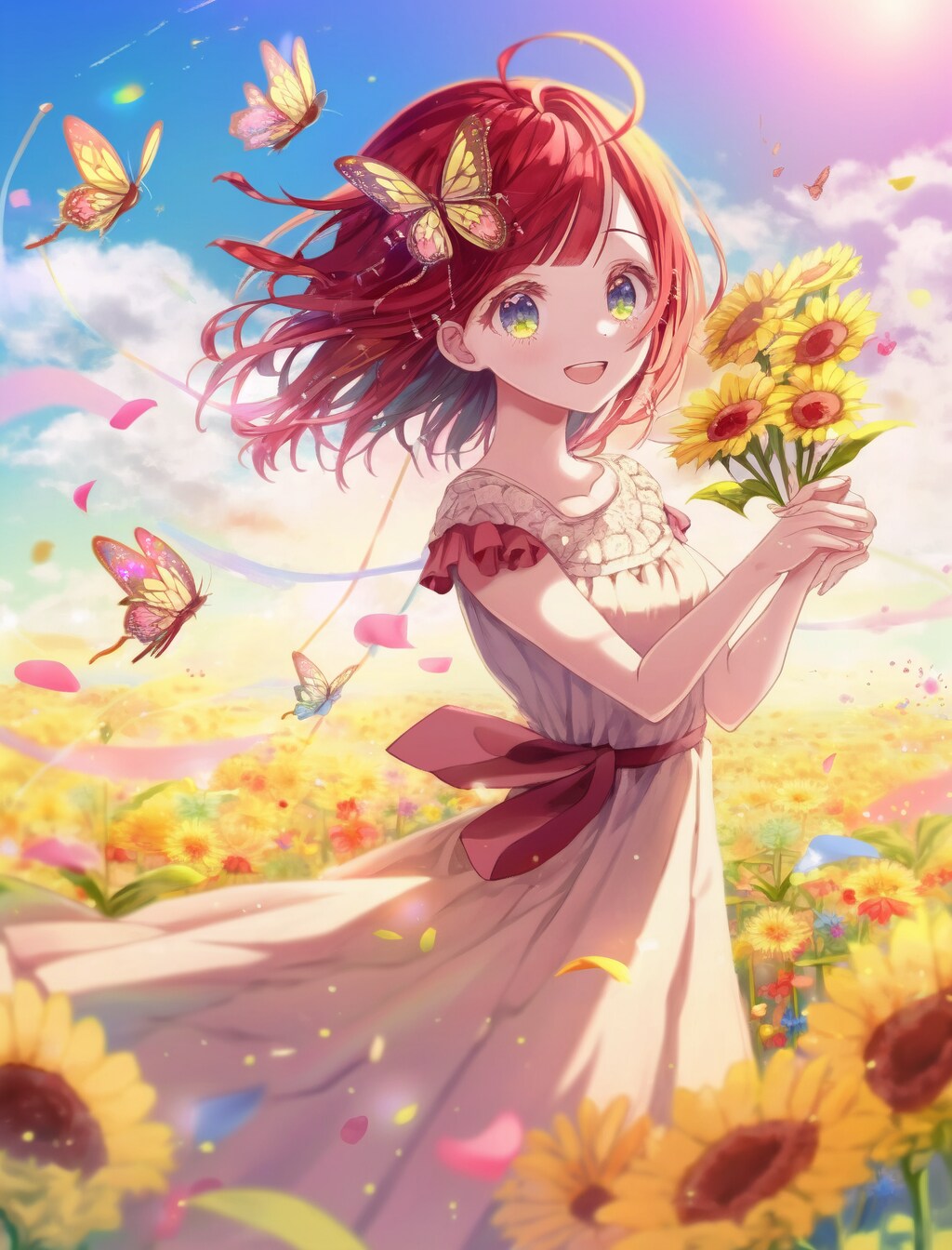 赤髪少女