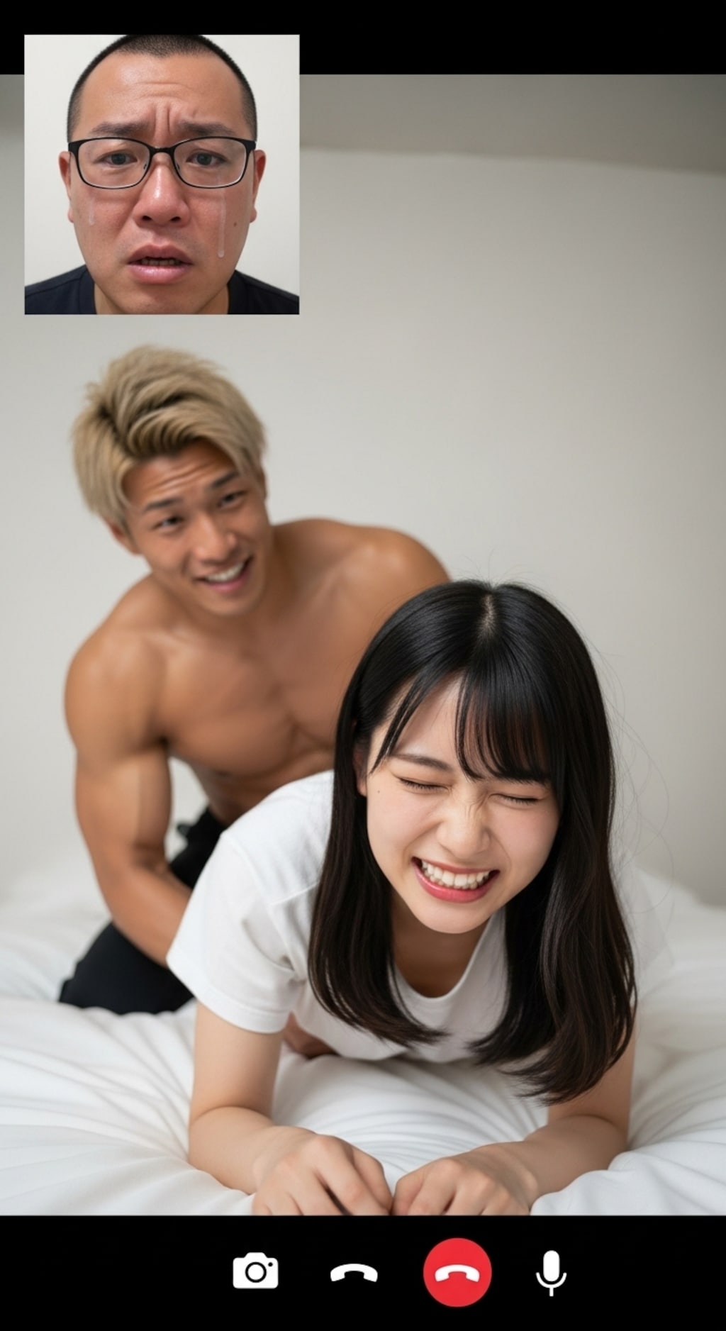 イエーい、彼氏くん見てる？