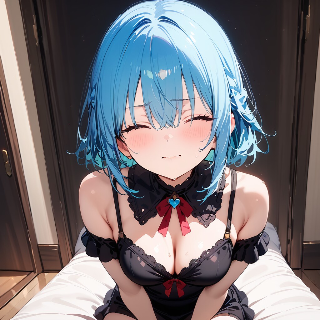 キス待ちの女の子