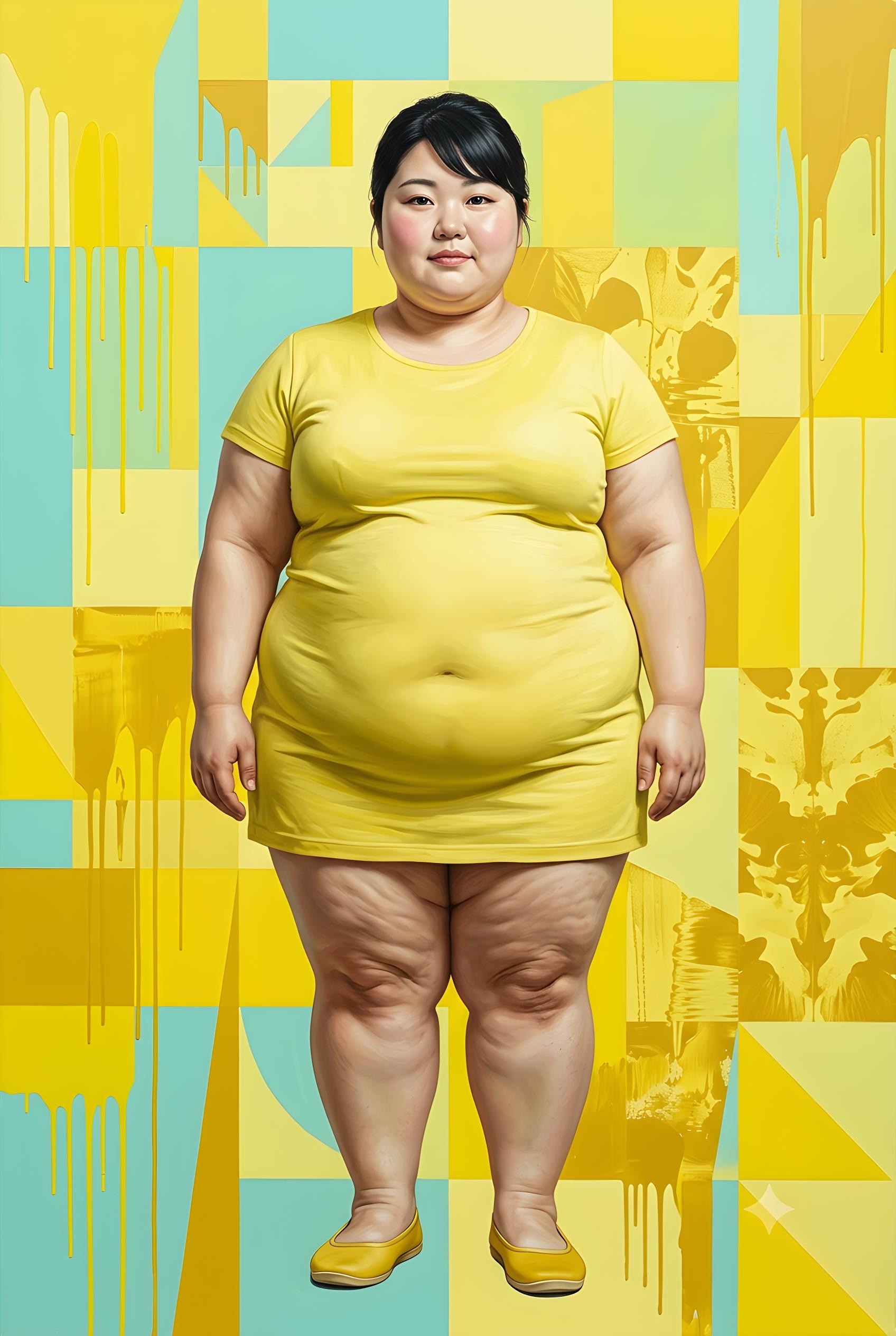 体重三桁女子