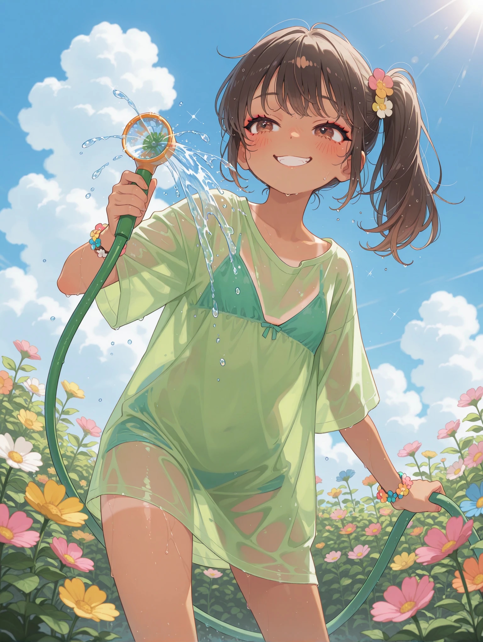 水撒き