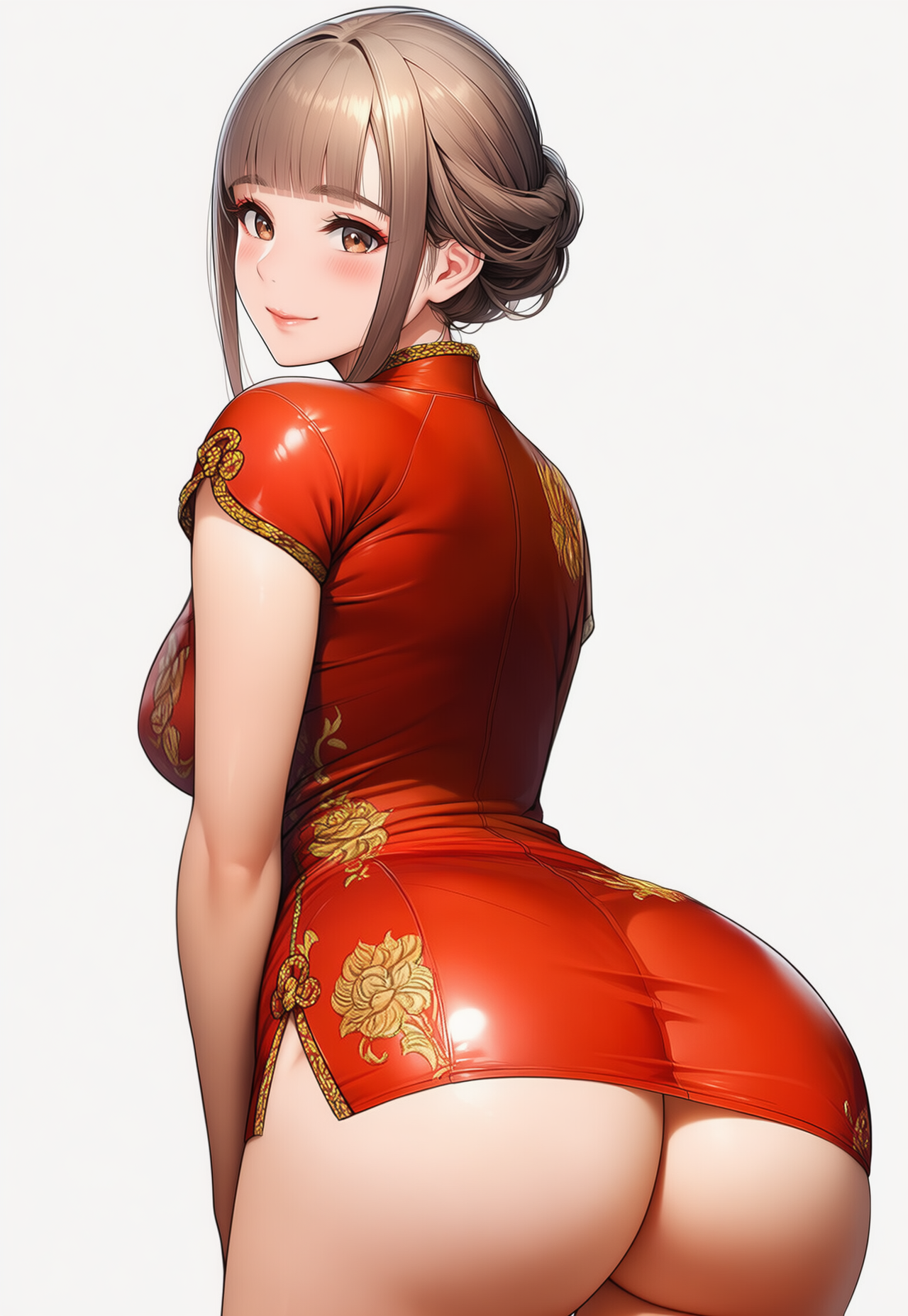 パンティチェックされるとちょっと困るチャイナ服さん