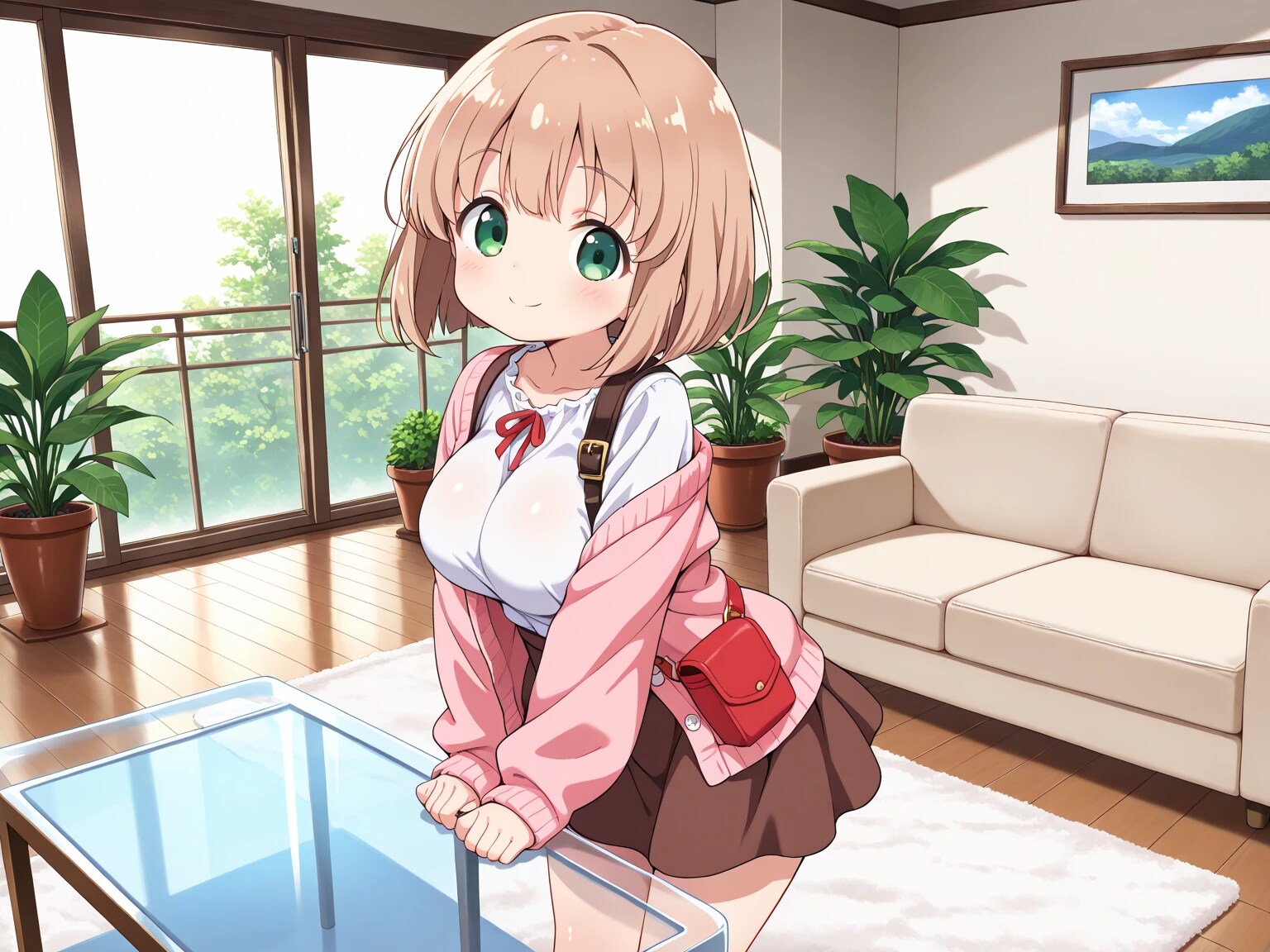 こはるちゃんとモダンリビング | の人気AIイラスト・グラビア