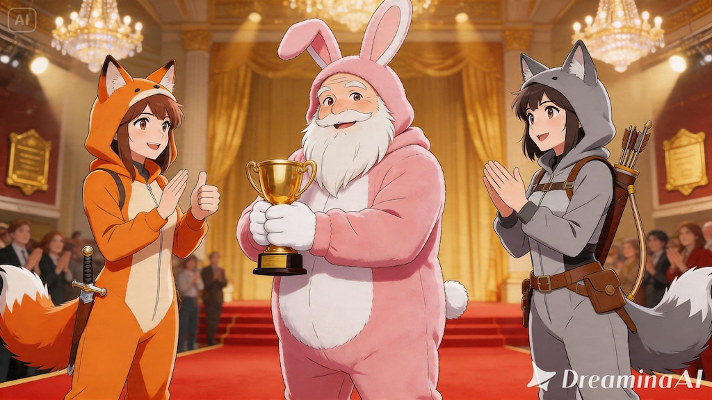 【#ジェネリックナップル100】主役はワシじゃ！！（Seedream 5.0）