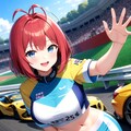 レースクイーンなアイドルとソラ 5枚目