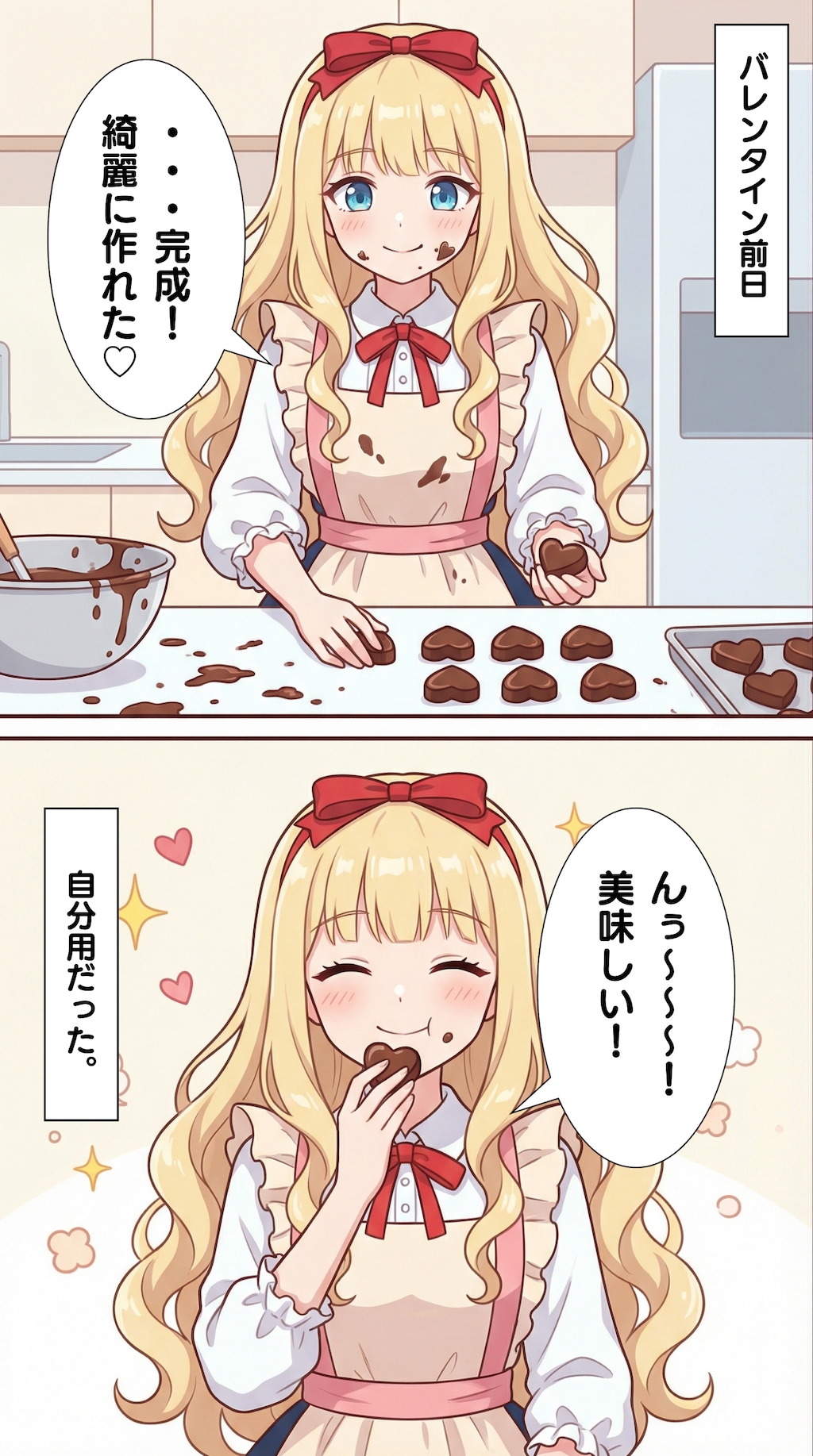 バレンタイン前日