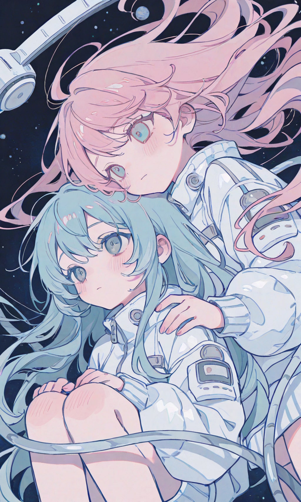 宇宙にたゆたう