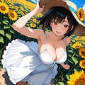 ひまわり畑 2枚目