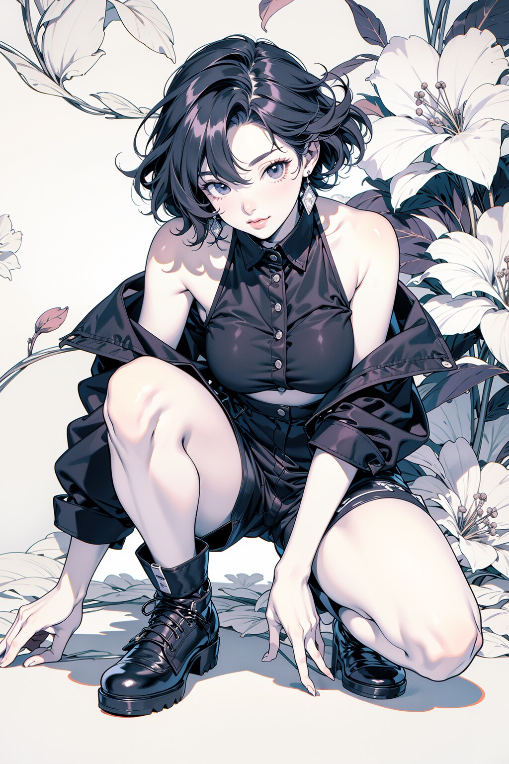 黒服女性 その39