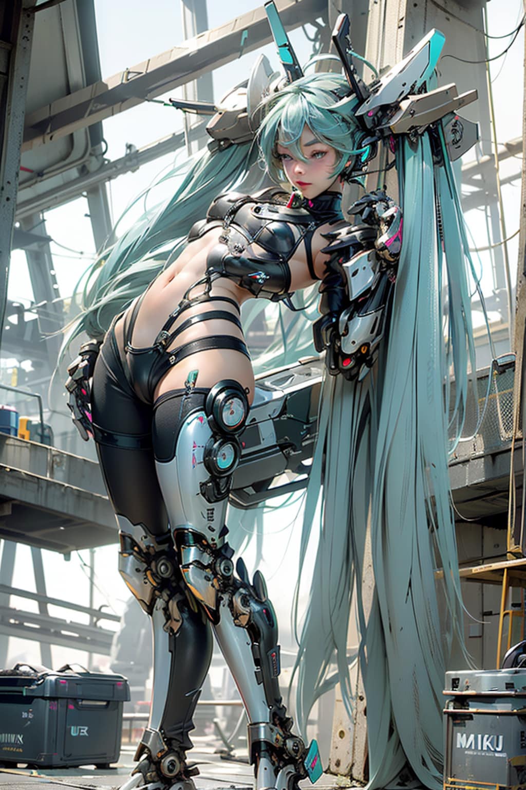 初音ミクデス。001_メカもいいよね。