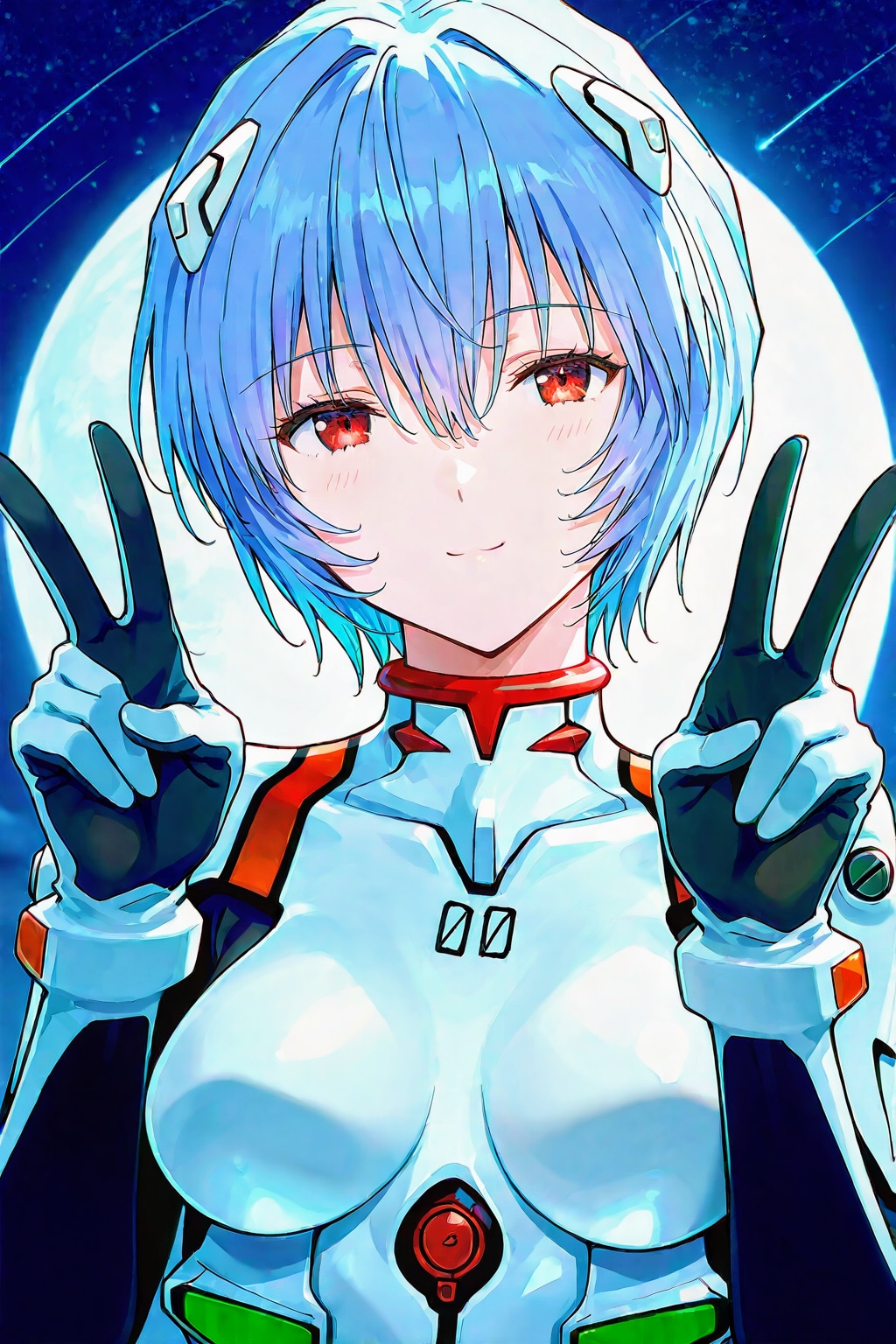 イェ~いな、綾波さん✌️ | の人気AIイラスト・グラビア