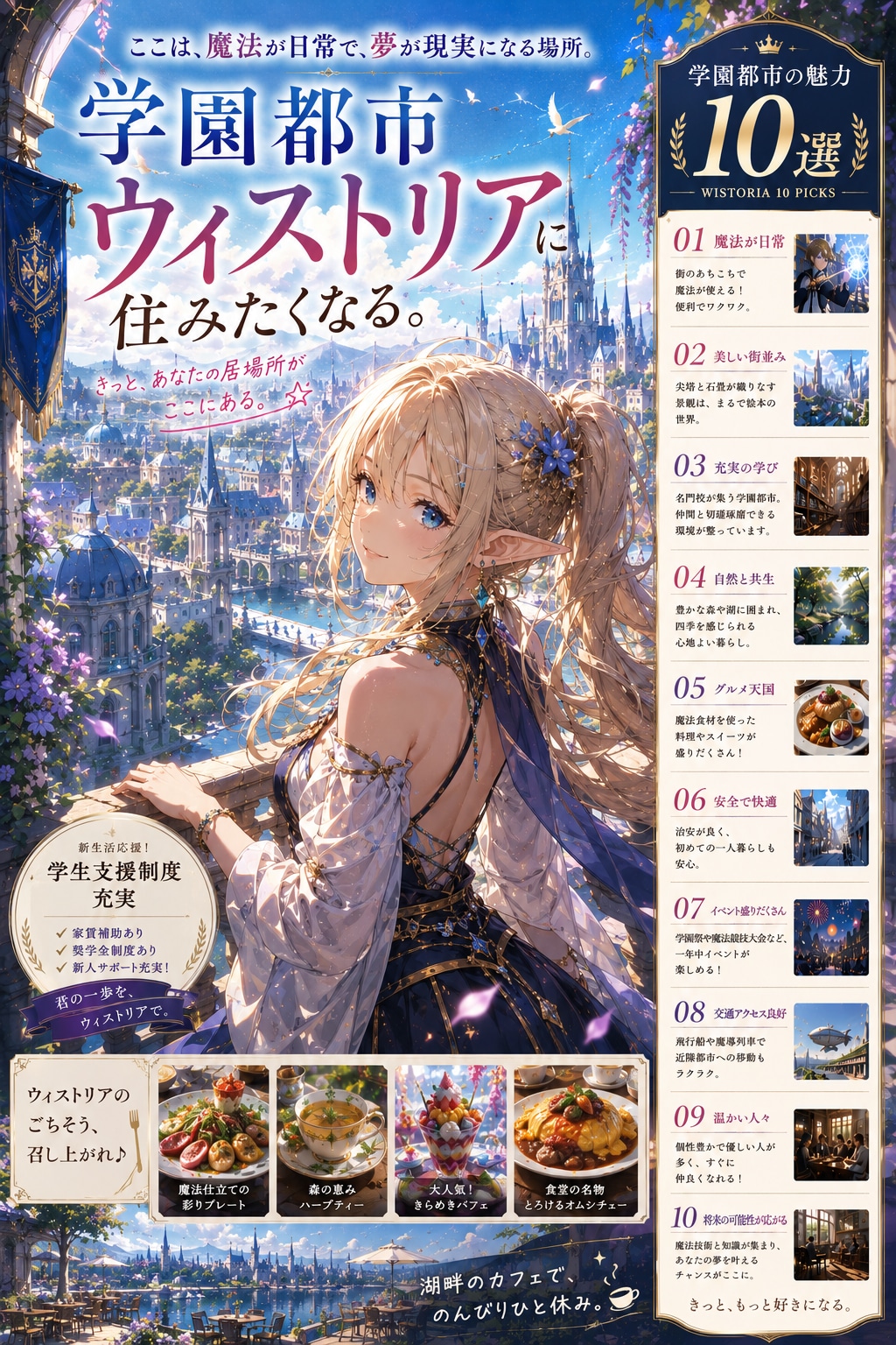 ようこそ、学園都市ウィストリアへ！