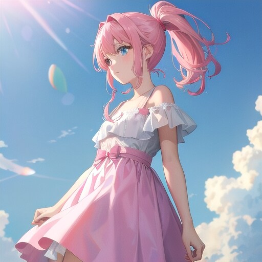 光さす花