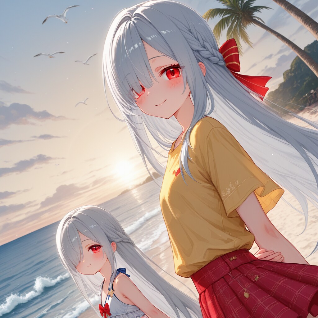 夕日 | の人気AIイラスト・グラビア