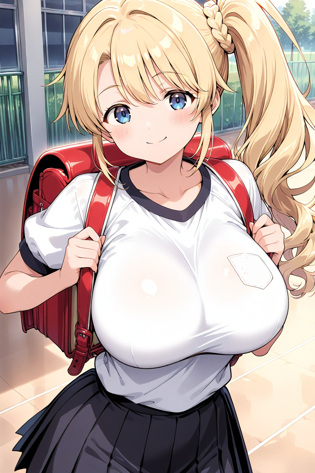今日の体育はちょっと疲れたね