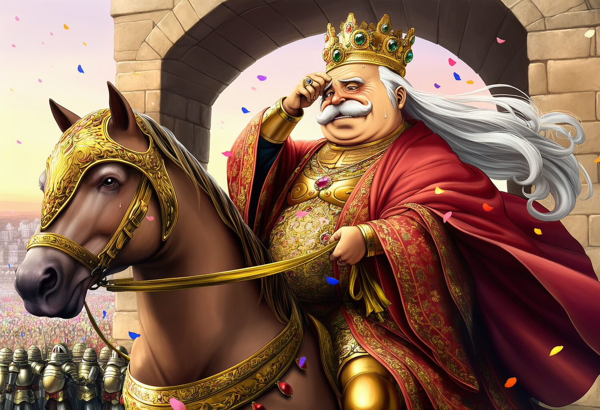 王の凱旋(キャラ参照使用) | の人気AIイラスト・グラビア