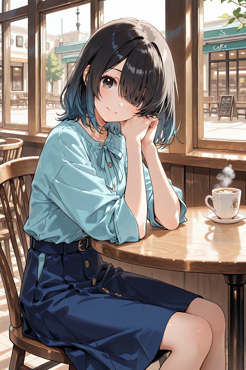 めかくれ女子＃１９９ | の人気AIイラスト・グラビア