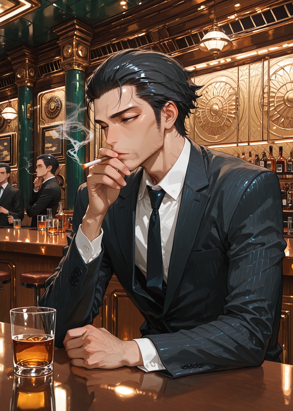 神宮寺はタバコを吸った・・・