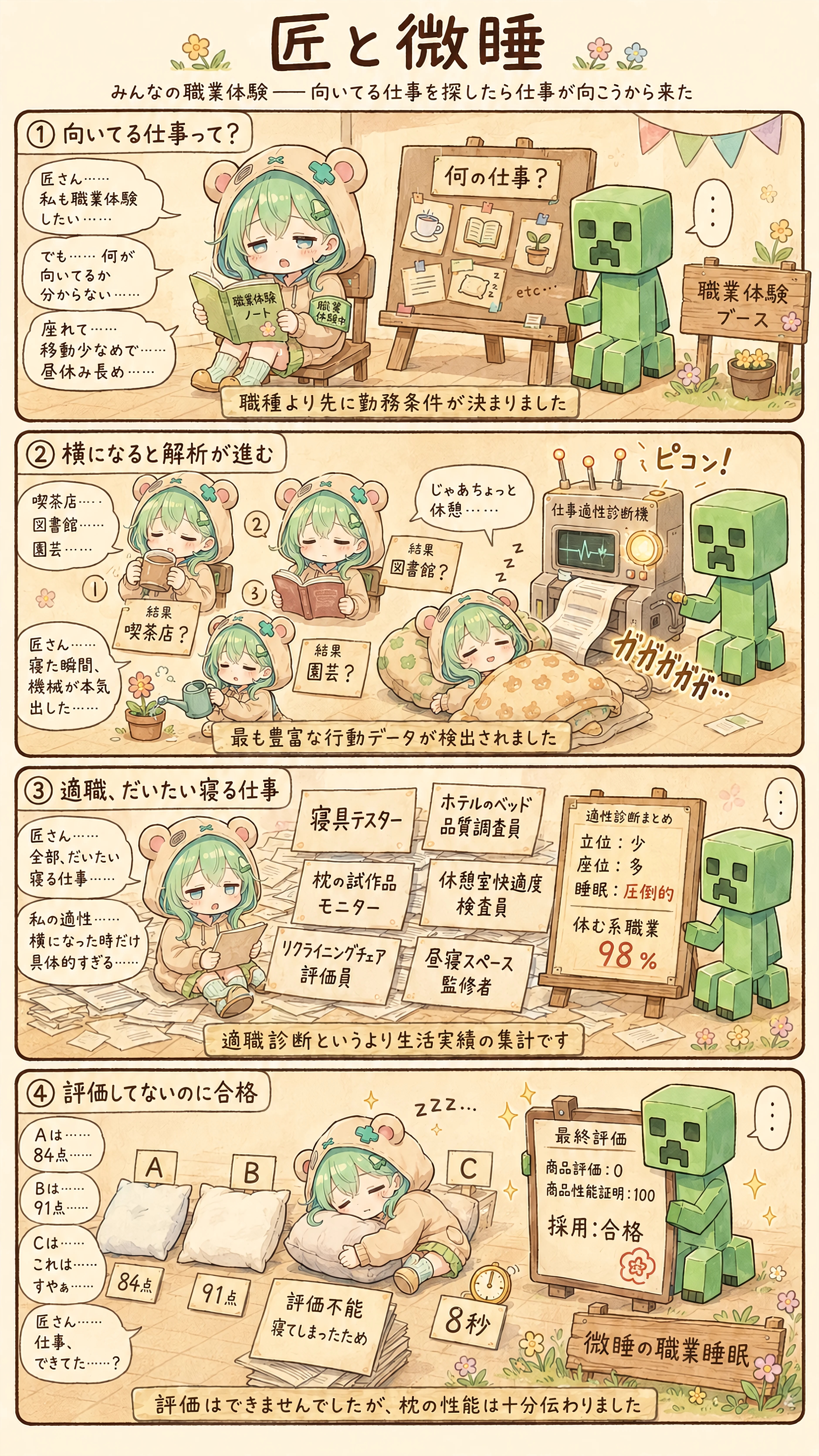 Dream Job: Sleeping | の人気AIイラスト・グラビア
